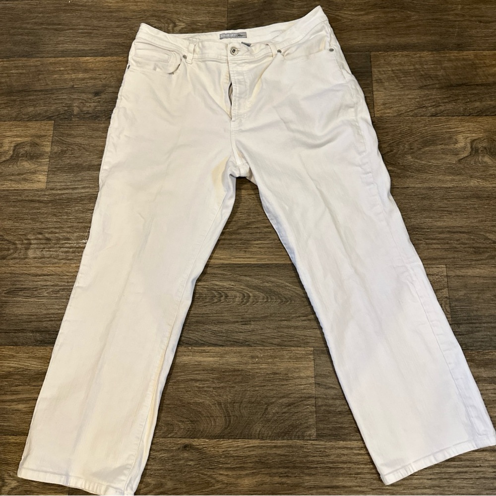 Women’s Chicos White Blue Jeans